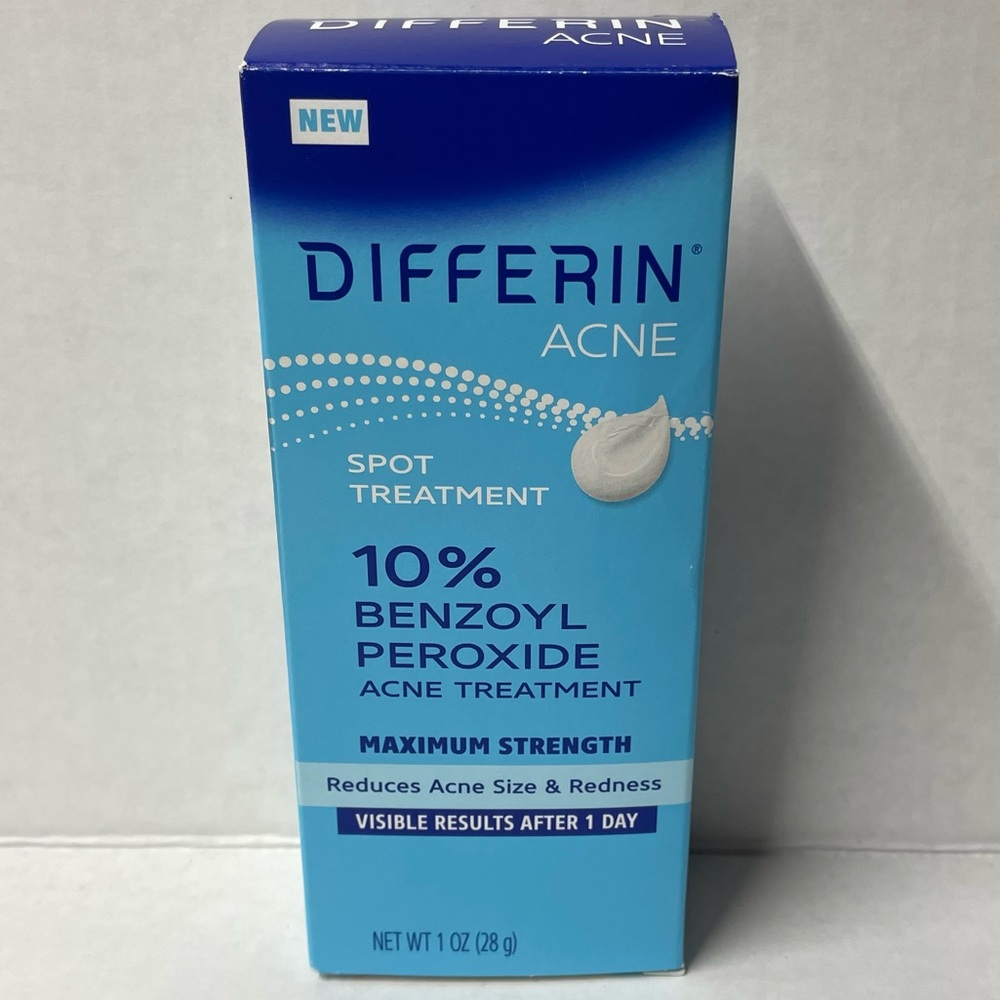 ♣️$6♣️ Differin acne spot treatment, 1 oz - 10% benzoyl peroxide